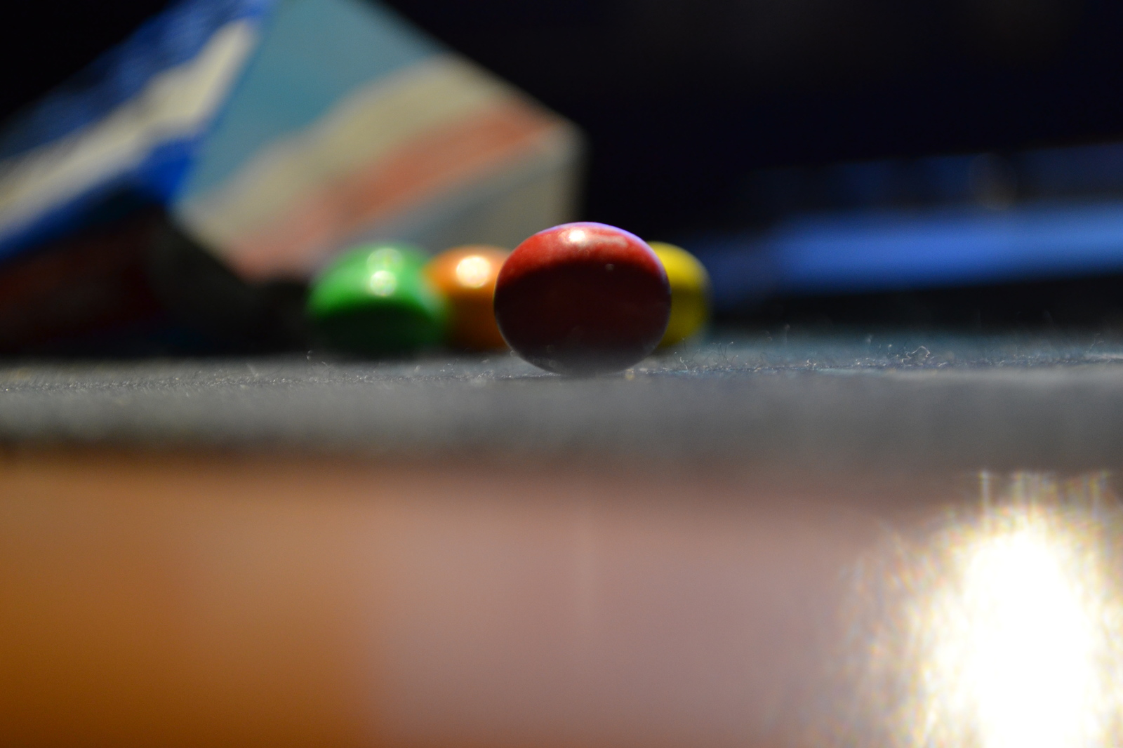 Mmm candy. - My, Macro photography, M & Ms, Candy, Red, Yellow, Green, Longpost