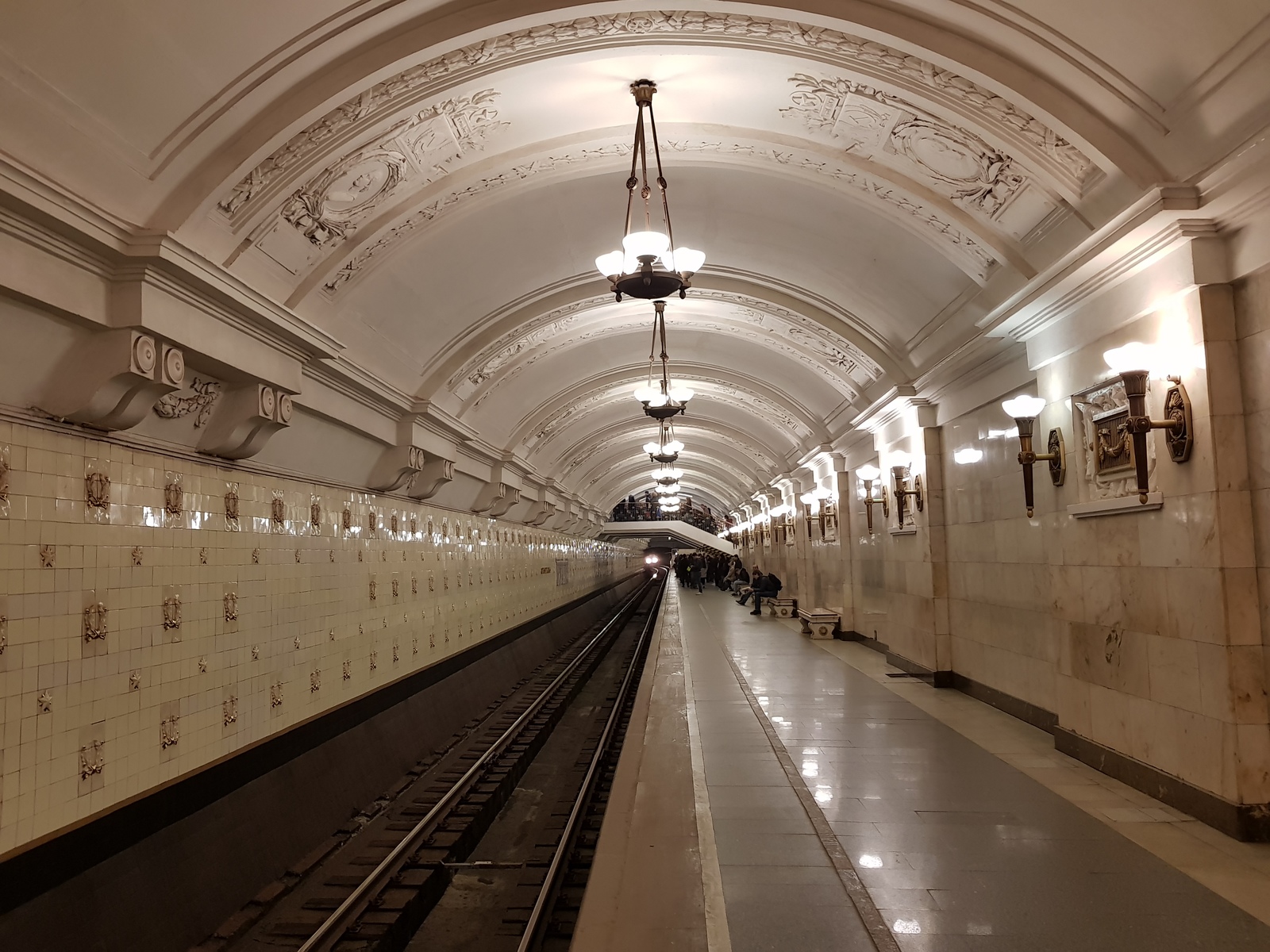 Station of the circle line Oktyabrskaya. - My, Metro, Moscow, Excursion, Oktyabrskaya, Longpost