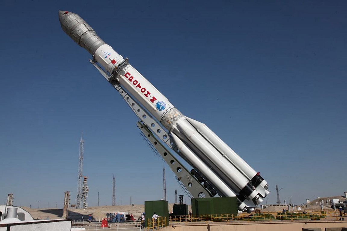 Rocket Proton-M launched from Baikonur - Rocket, Proton-m, Space, Russia, Baikonur, Longpost, Roscosmos