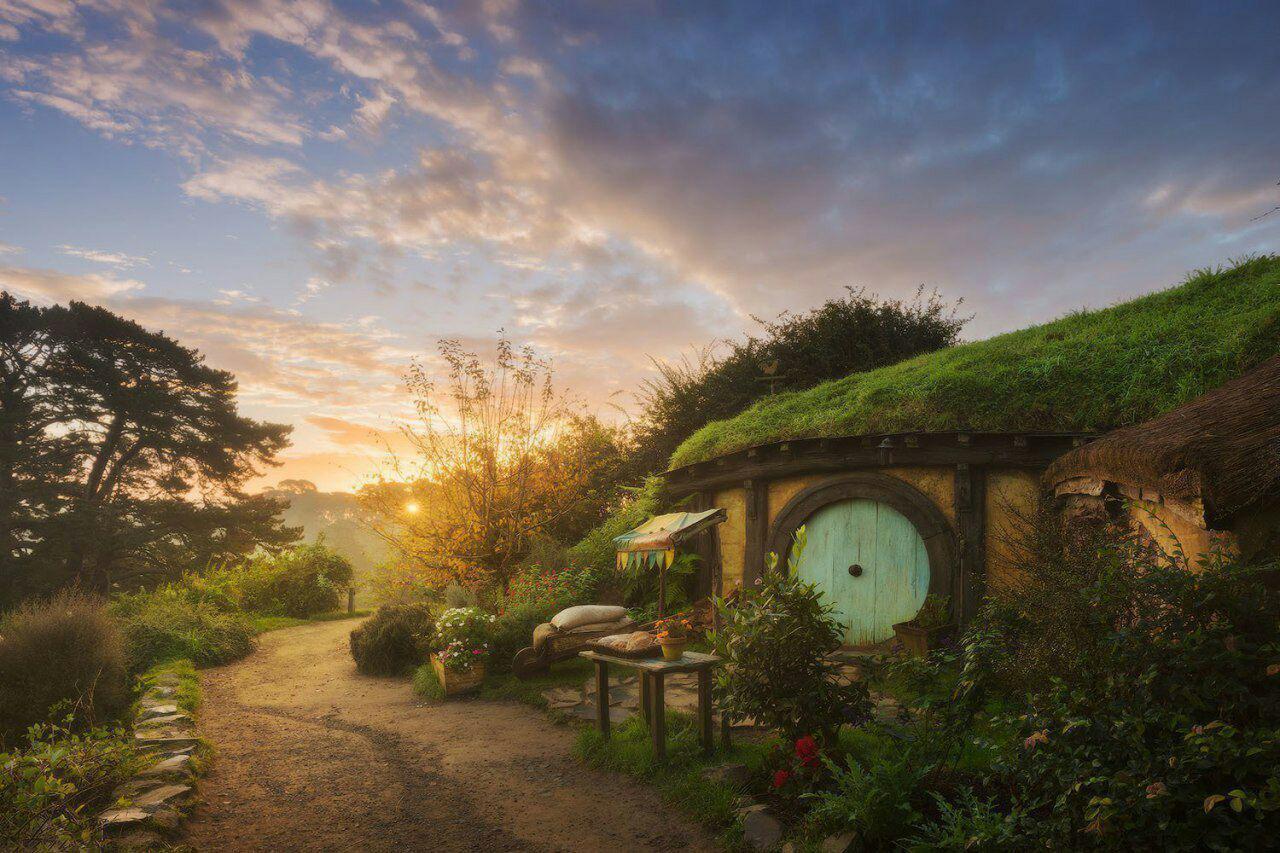 Hobbiton in New Zealand - New Zealand, Lord of the Rings, Tolkien, The hobbit, Amazing, The best, Longpost