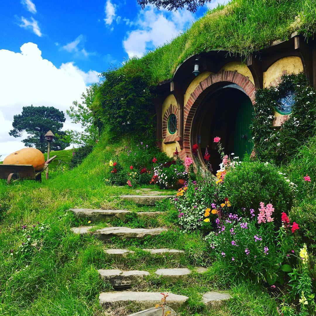 Hobbiton in New Zealand - New Zealand, Lord of the Rings, Tolkien, The hobbit, Amazing, The best, Longpost