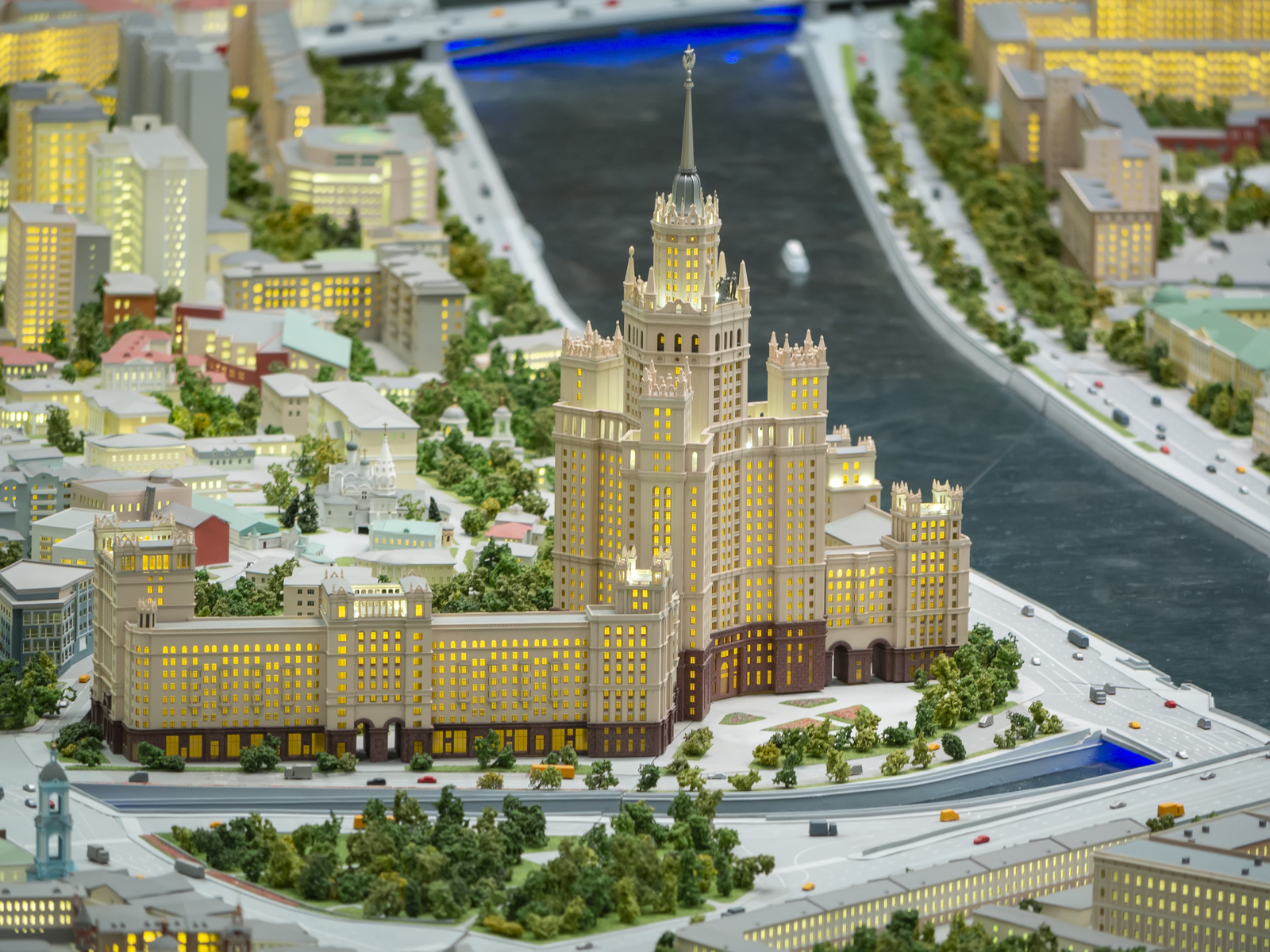 Model of Moscow at VDNKh - Moscow, The photo, Layout, VDNKh, Longpost, Interesting