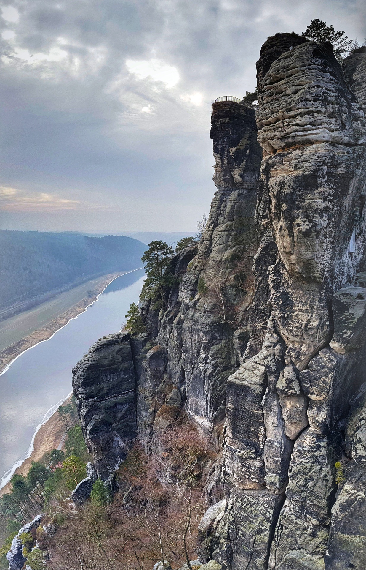 Interesting places in Germany. Bashtai. - My, Germany, Interesting places, , Панорама, Saxony, Interesting, sights, The rocks, Longpost