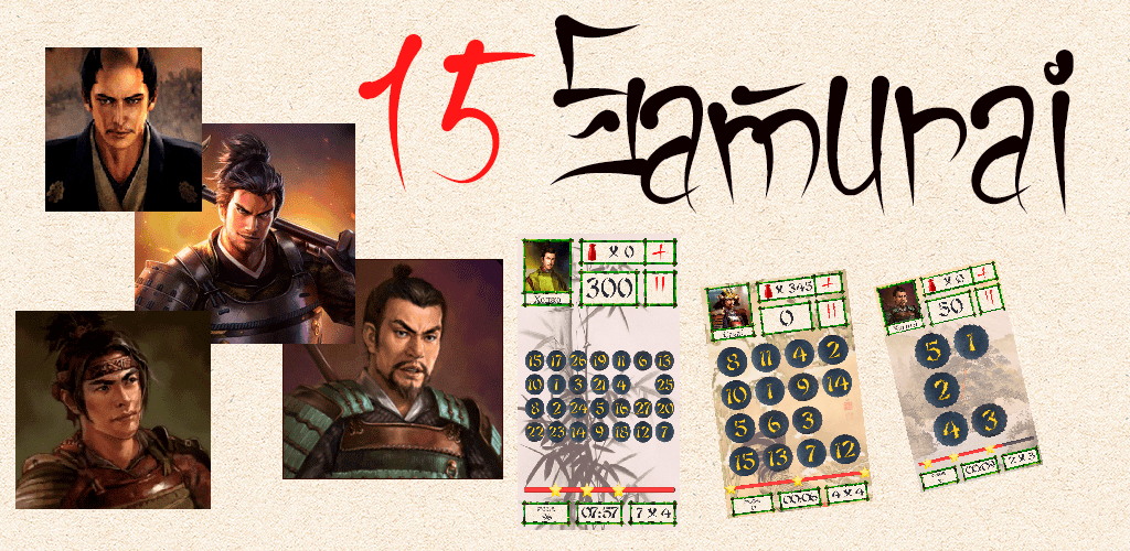 My game 15 Samurai - My, Samurai, Fifteen, Numbers, Games, Longpost