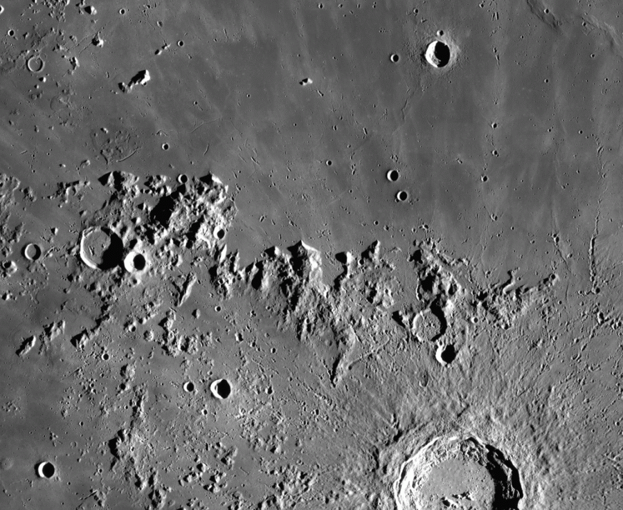 LRO сфотографировал лунные Карпаты - Космос, Карпаты, Луна, Море, Апполон, Длиннопост