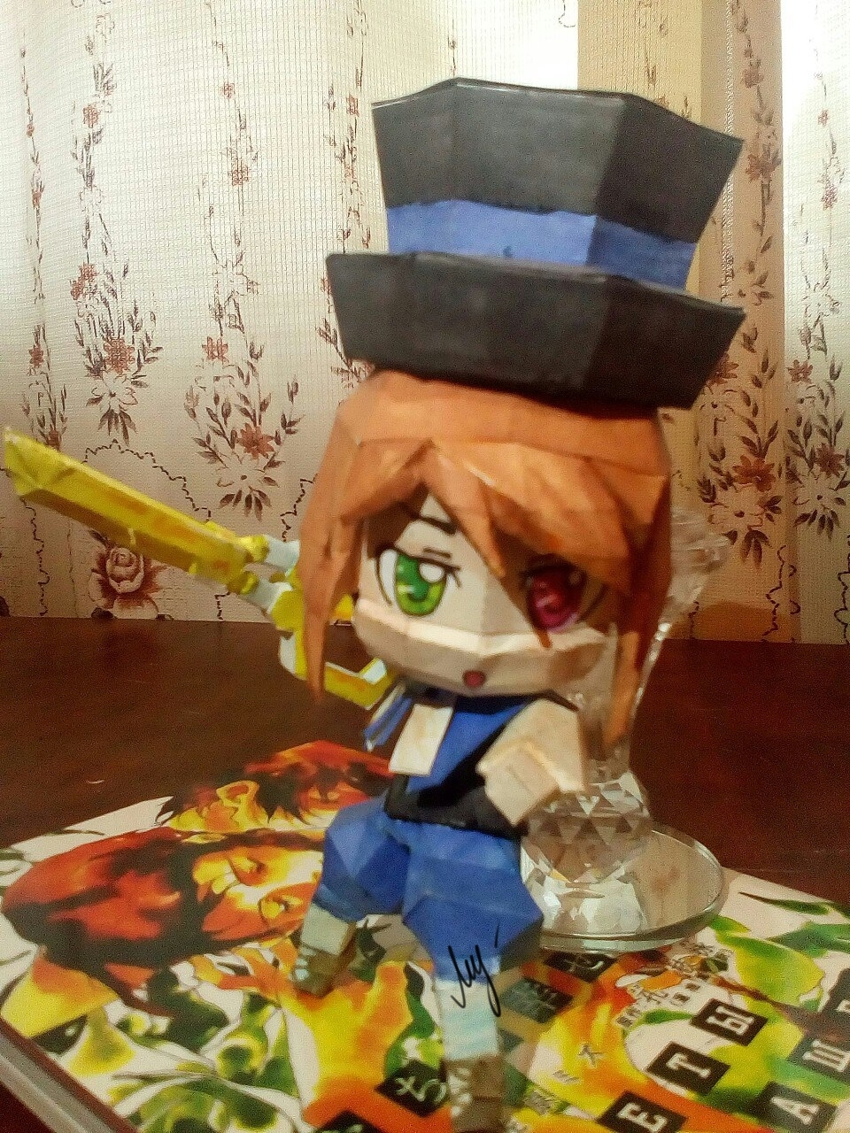 Бумажная фигурка Соусейсеки из Rozen Maiden - Моё, Аниме, Rozen Maiden, Дева Розена, Papercraft, Souseiseki, Соусейсеки, Длиннопост