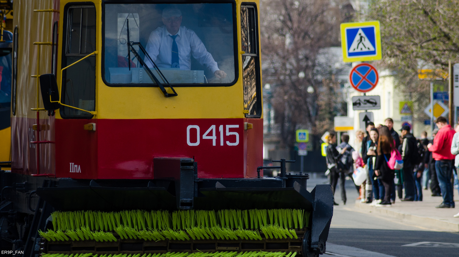 Tram parade in Moscow. - My, , Moscow, Mosgortrans, Museum, Moscow, Transport, Tram, Spring, Longpost