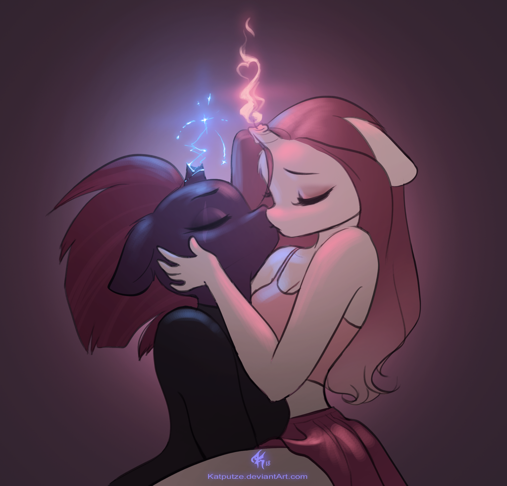 Um, candlestick? - My little pony, MLP Lesbian, Tempest shadow, Original character, Anthro