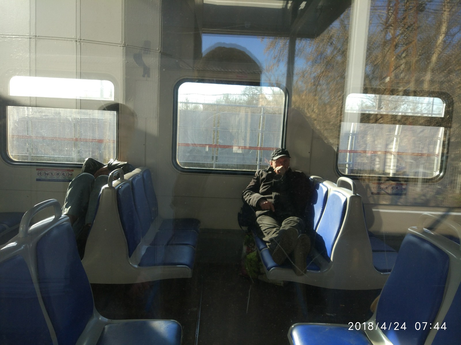 Suburban sleeping car - Train, Suburban trains, Good morning, Civil society, Mess, Longpost, Commuter train