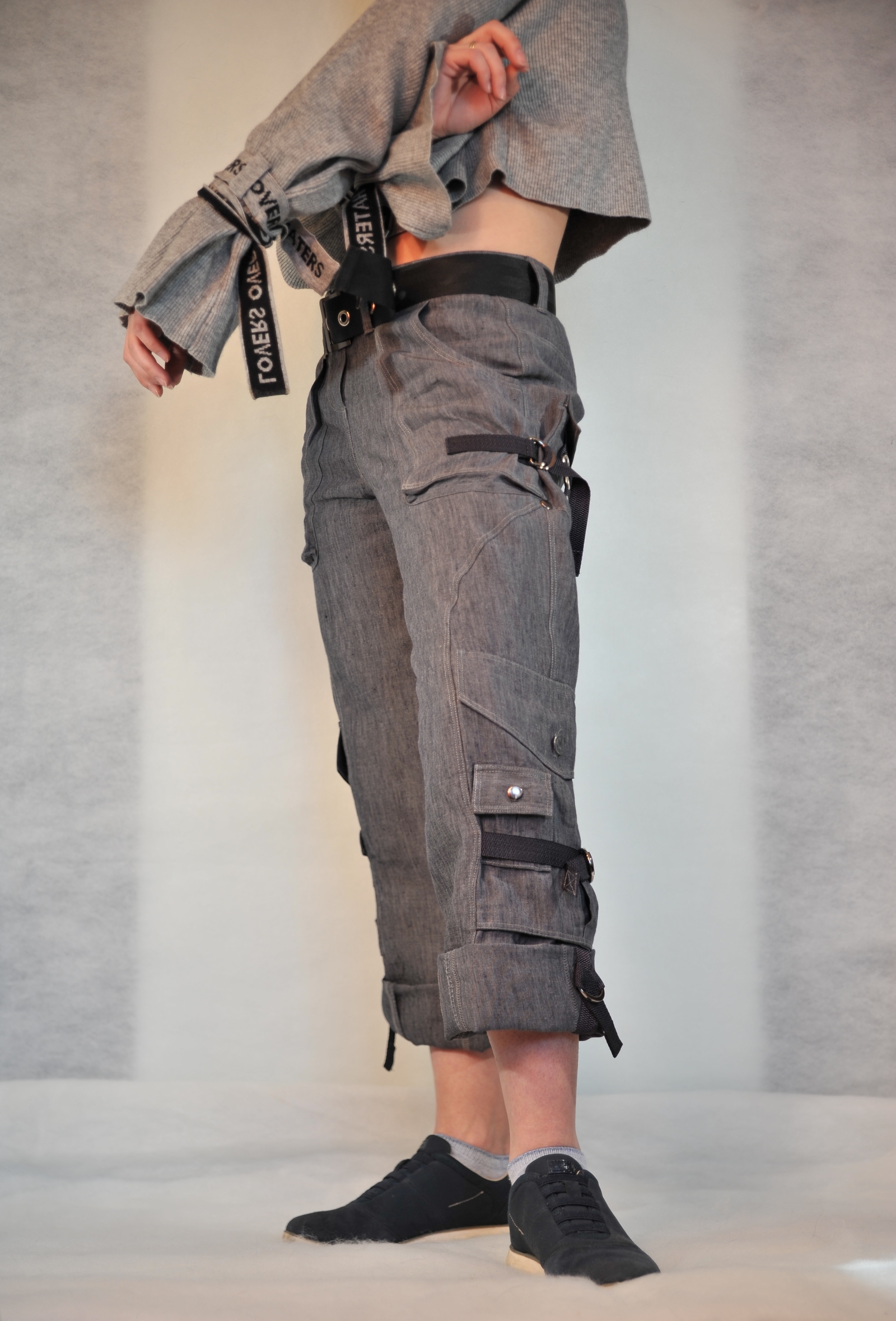 Cargo pants - My, With your own hands, Needlework without process, Handmade, Sewing, Trousers, Just learning, Longpost, Studies