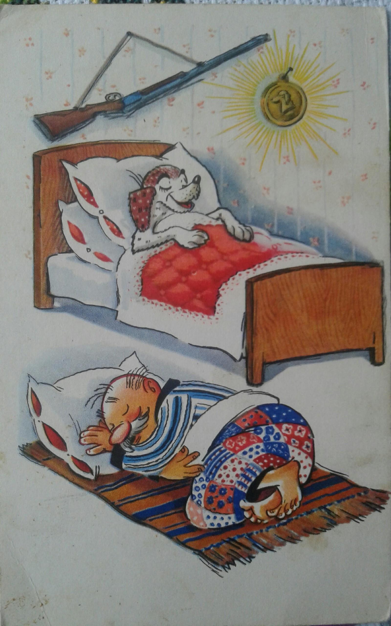 Soviet artist - Postcard, Humor, Longpost