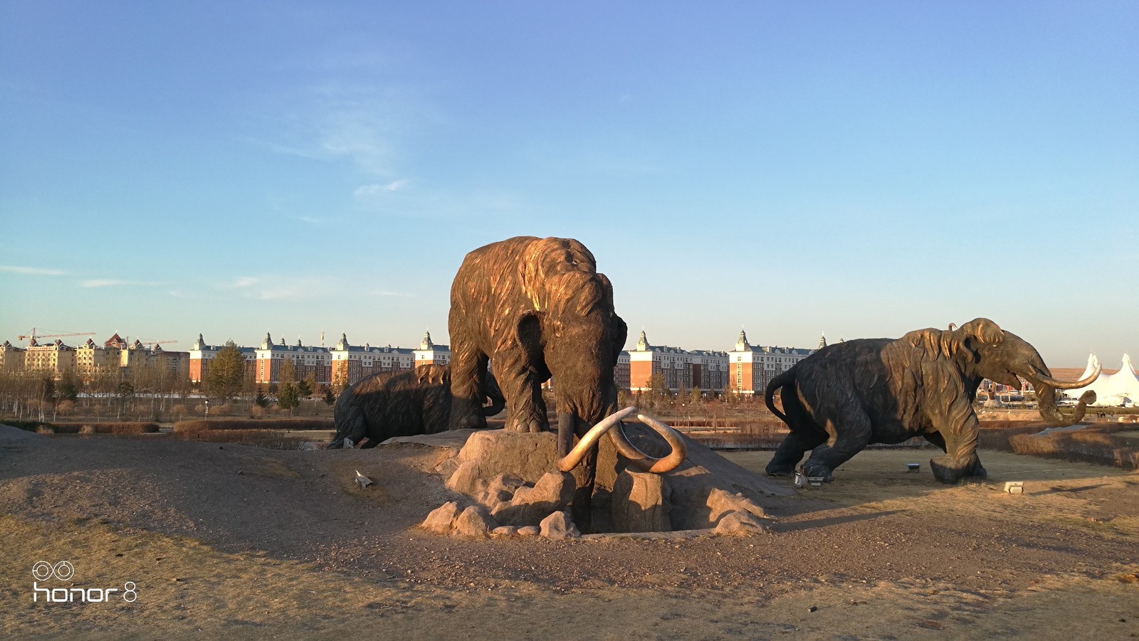 Mammoth Park Manchuria (inner mongolia) - My, Mammoth, China, Longpost, The park