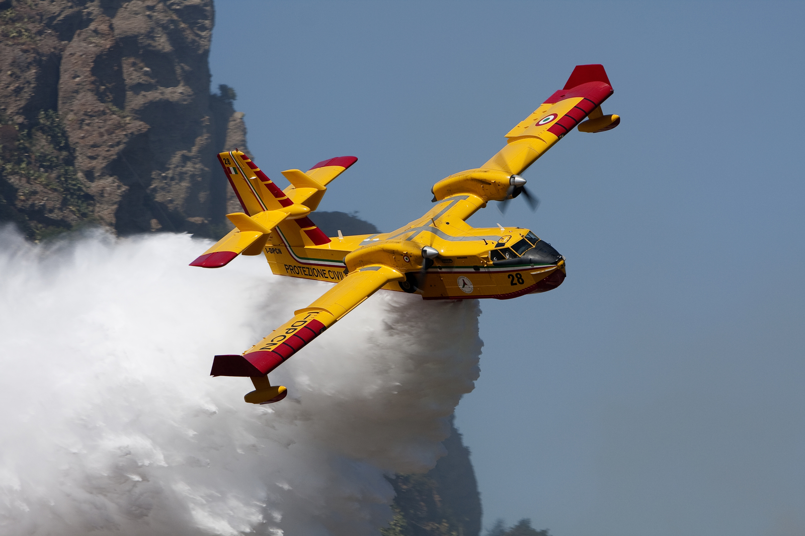 Bombardier 415 - Airplane, Firefighters, , , Aviation, The photo