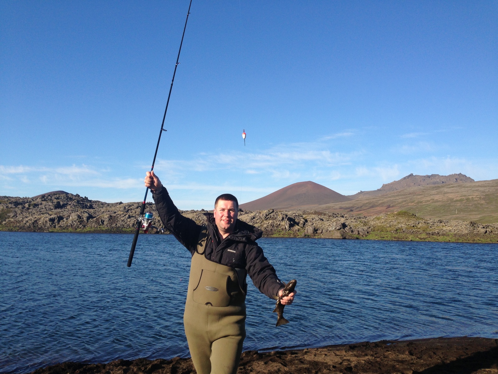 Fishing in Iceland - My, Winter fishing, , Fishing, Paid fishing, Longpost