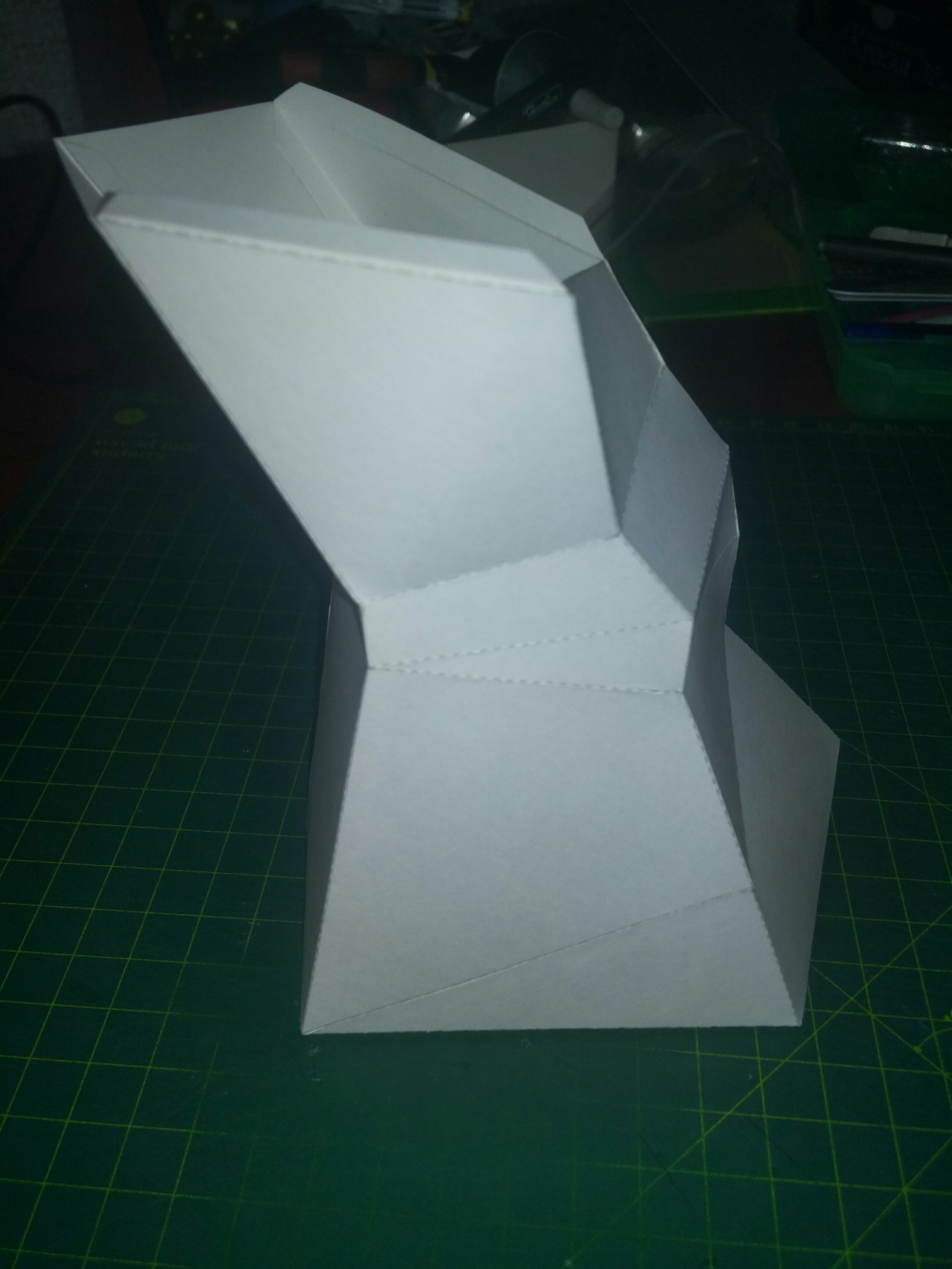 Paper art: polygonal turtle - My, Papercraft, Turtle, Handmade, Creation, Longpost