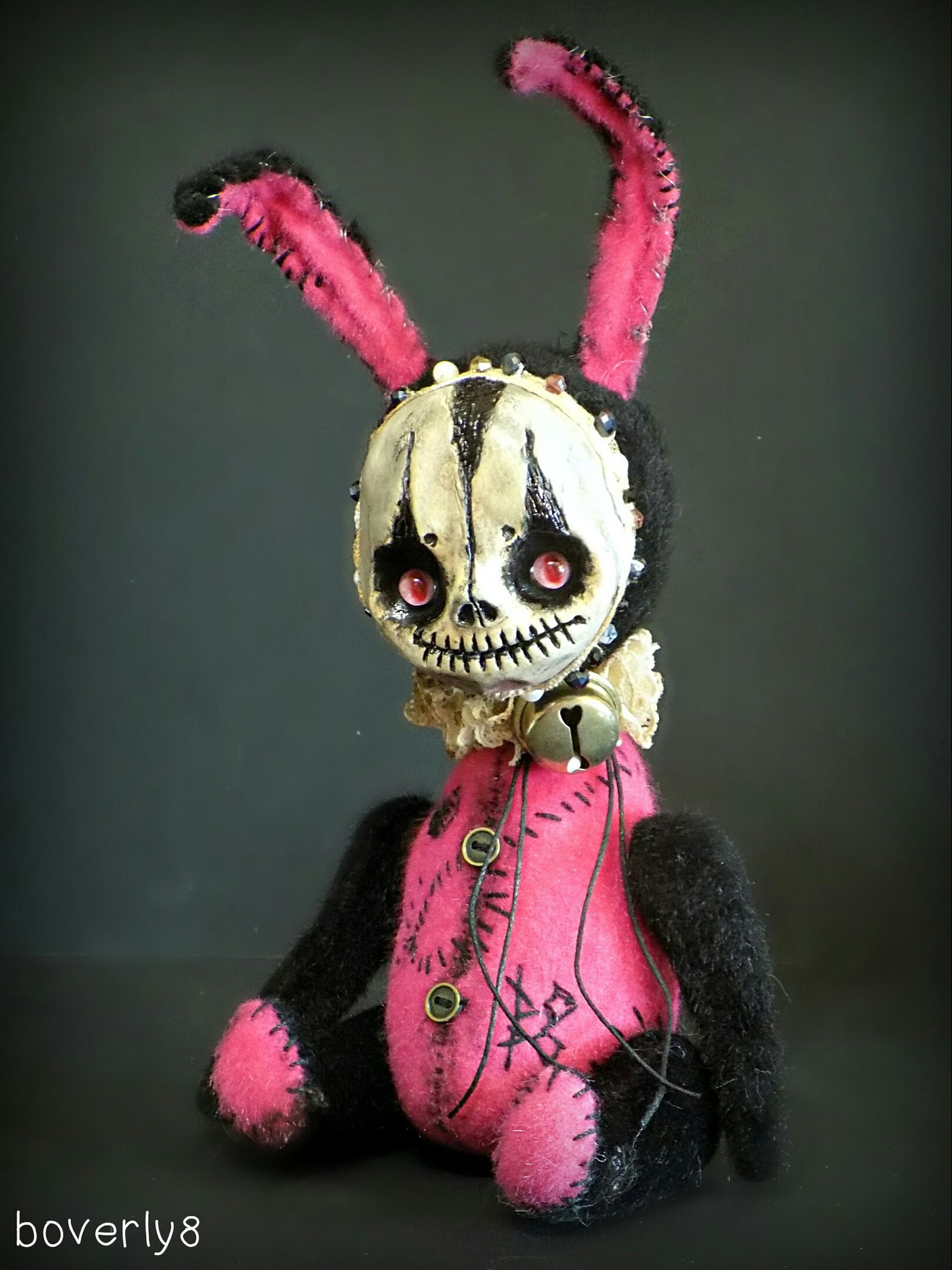 Rudy Longhead - My, Doll, With your own hands, Needlework without process, Gothic, Copyright, Longpost