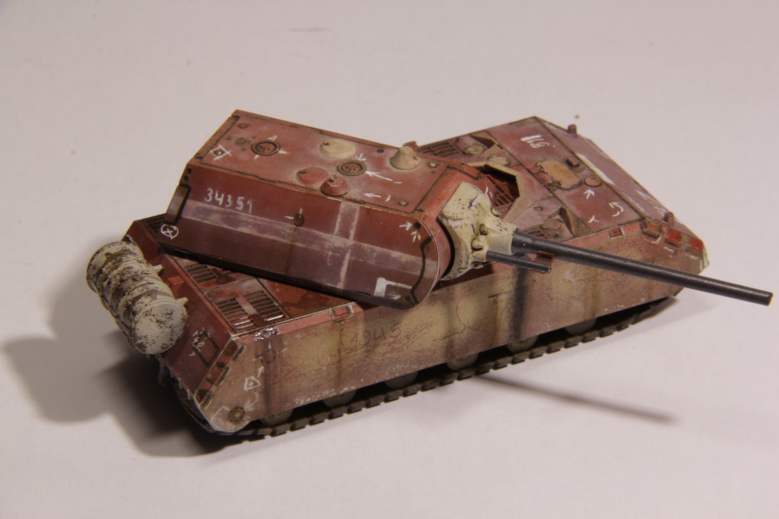 Mini Maus star 1/100 - My, BTT, Stand modeling, Hobby, Zvezda, Longpost