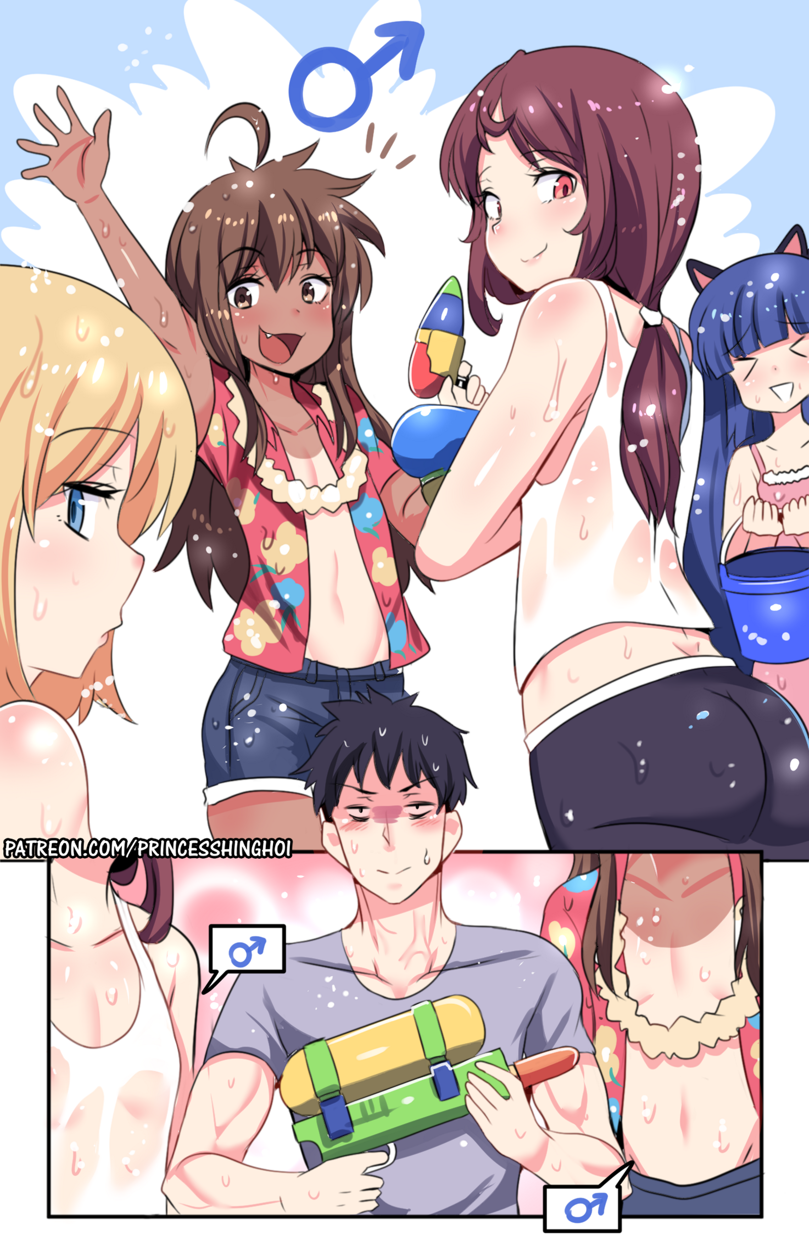 Comic series by princesshinghoi - Its a trap!, , Princess hinghoi, Comics, Longpost