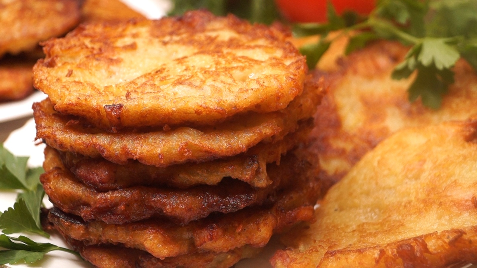 Bramboraki - My, Bramboraki, Draniki, Recipe, Video recipe, Video