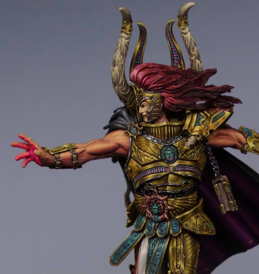 Magnus the Red - Warhammer 40k, Primarchs, Wh miniatures, Magnus the red, Modeling, Longpost