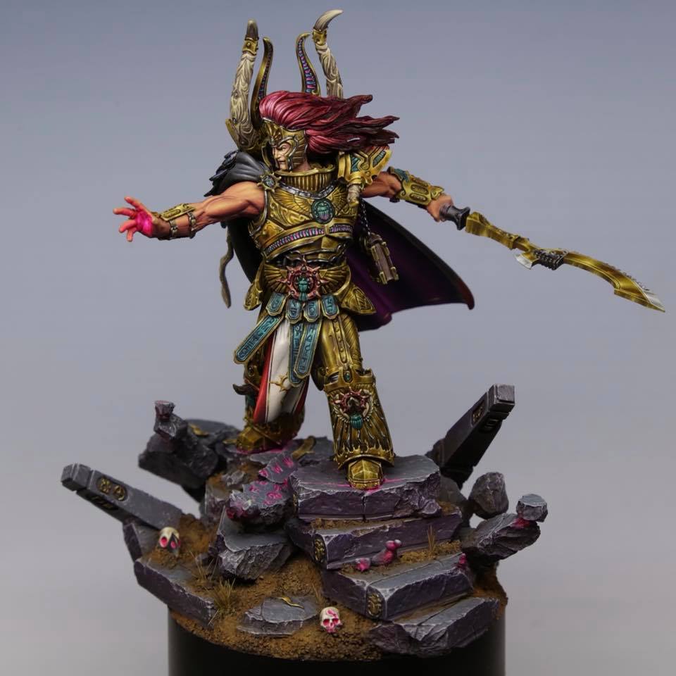 Magnus the Red - Warhammer 40k, Primarchs, Wh miniatures, Magnus the red, Modeling, Longpost