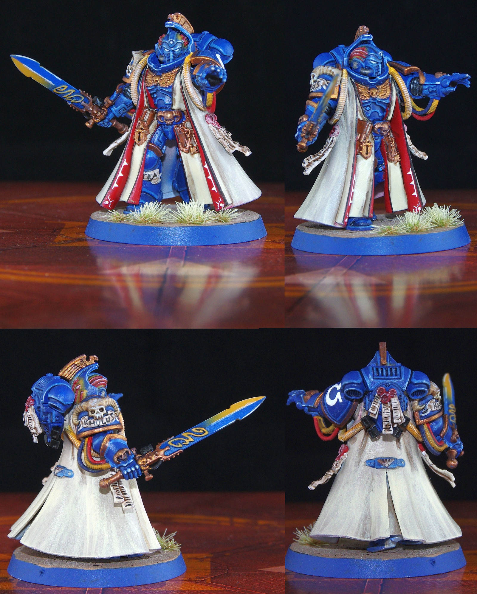 Second wrap. - My, Warhammer 40k, Wh miniatures, Ultramarines, Miniature, Longpost, The photo