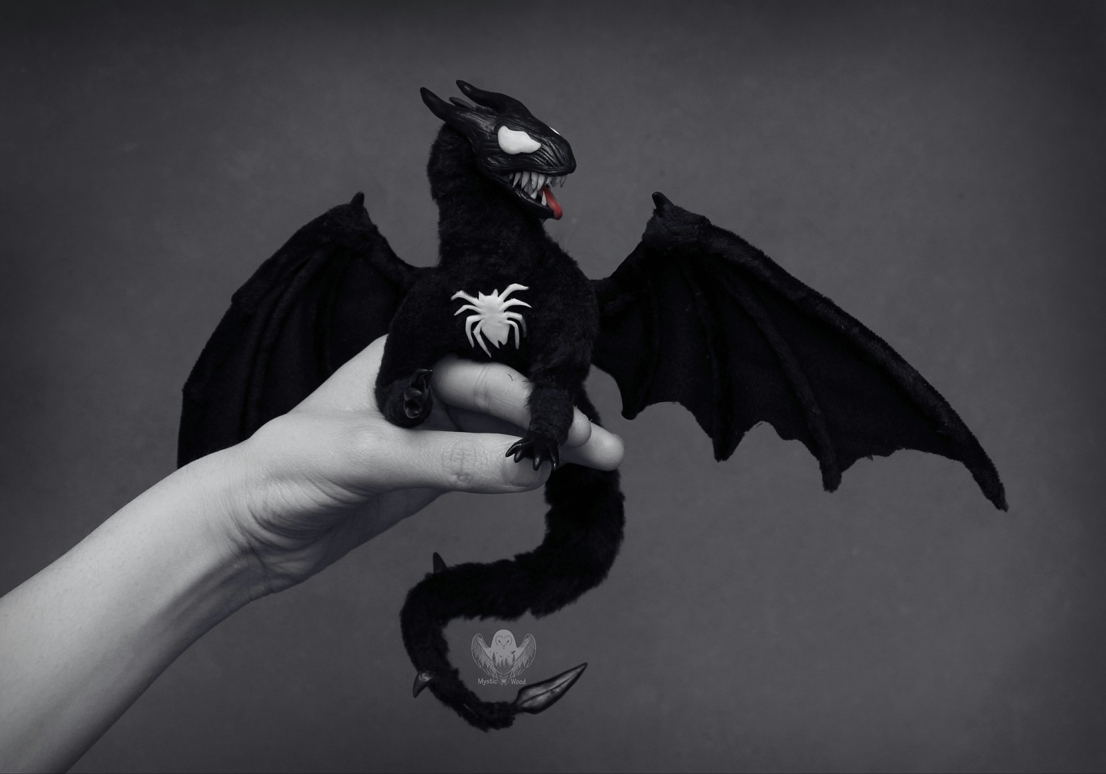 Dragon Venom - My, Venom, Marvel, The Dragon, Polymer clay, Needlework without process, Handmade, Longpost