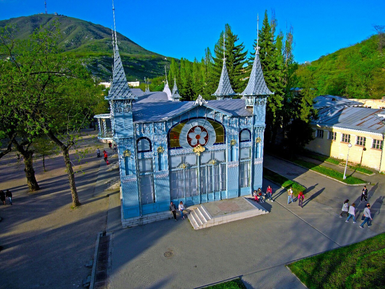 Pyatigorsk from a bird's eye view - My, Pyatigorsk, Quadcopter, Caucasian Mineral Waters, Mashuk, Aerial photography, Sevkavtv, Longpost