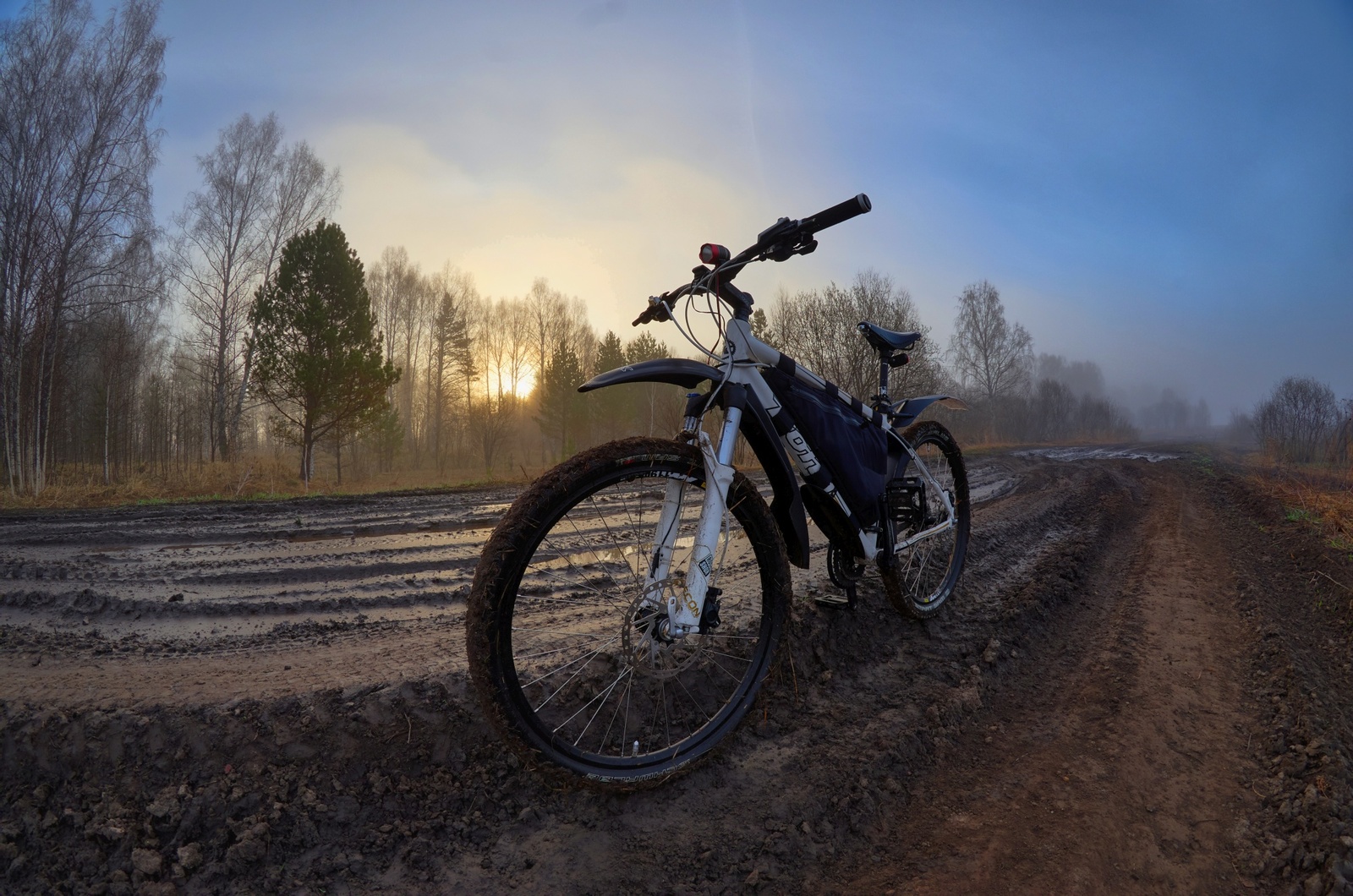 Siberian morning - My, Siberia, Fog, Morning, HDR, Spring, Nature, Longpost