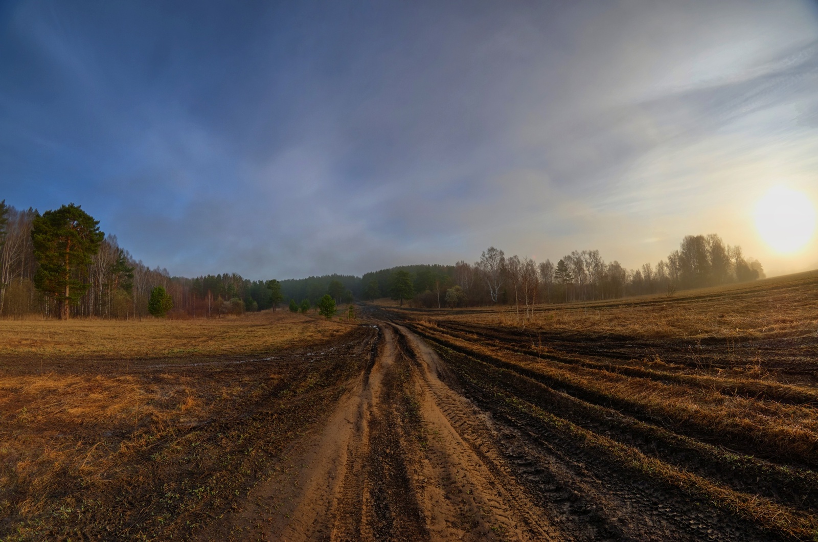 Siberian morning - My, Siberia, Fog, Morning, HDR, Spring, Nature, Longpost