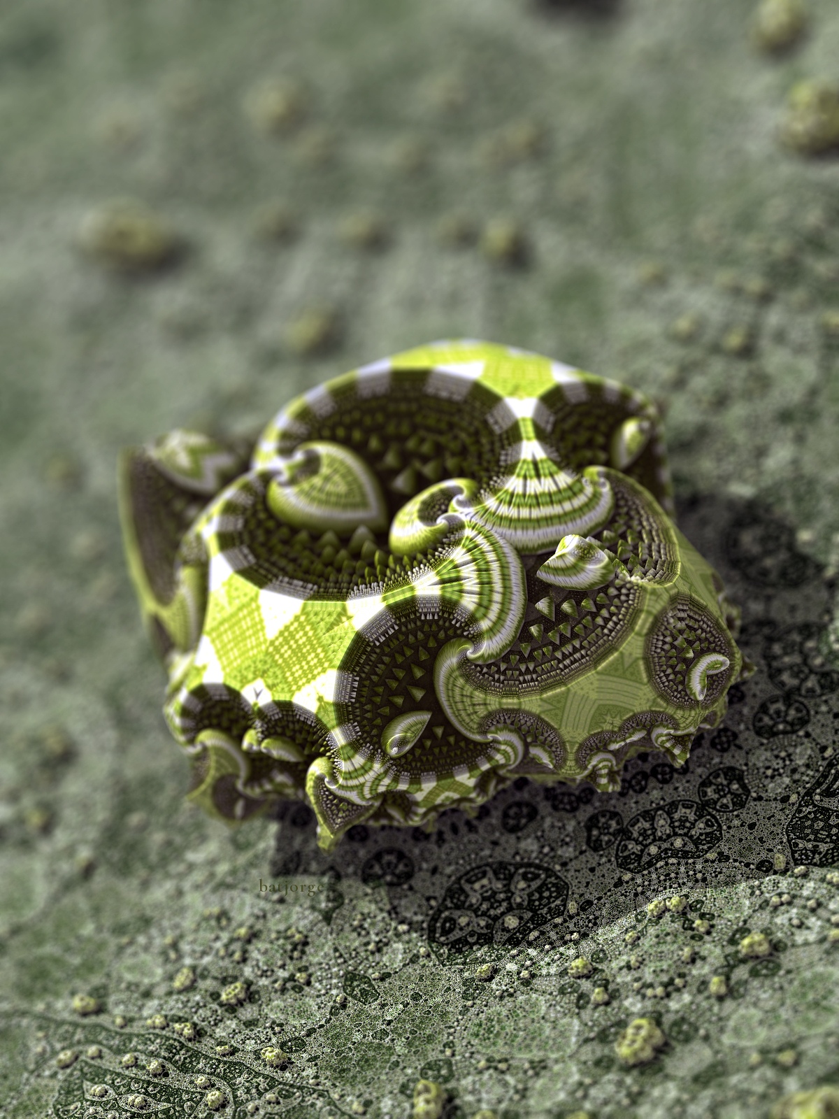 Alien organisms - , Fractals, Fractal Art, , 3D, Abstraction, Deviantart, Mandelbulb 3D, Longpost