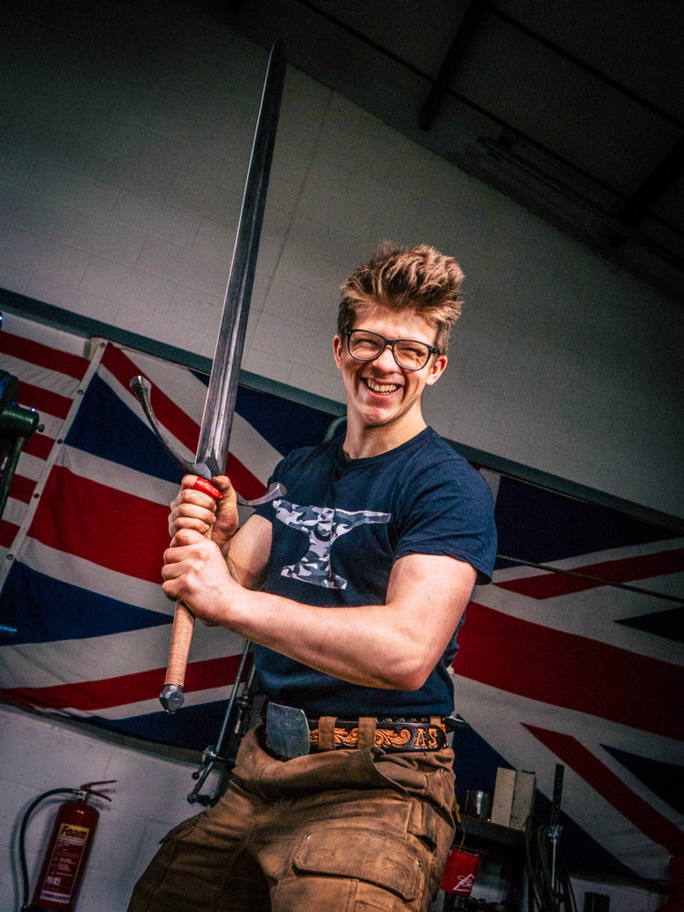 Alec Steele is one of the UK's youngest blacksmiths - , , Blacksmithing, Blacksmith, Longpost