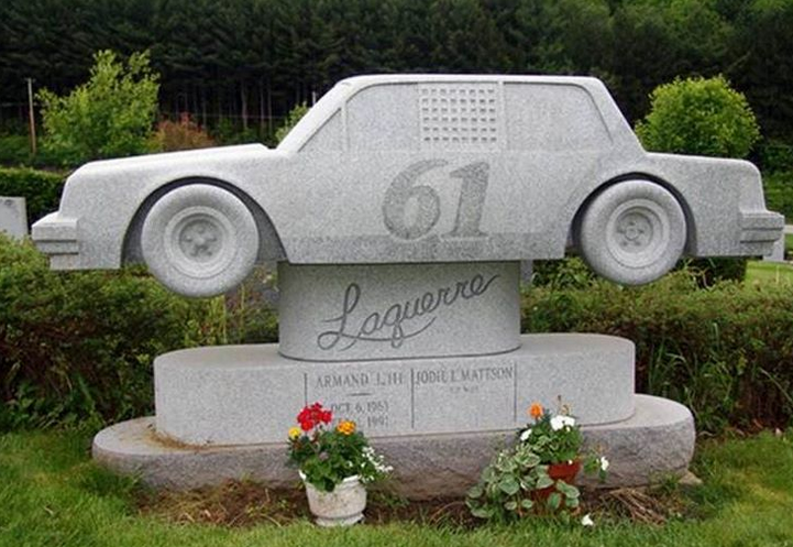 To the next world with a car. - Cemetery, Headstone, Auto, The photo, Longpost