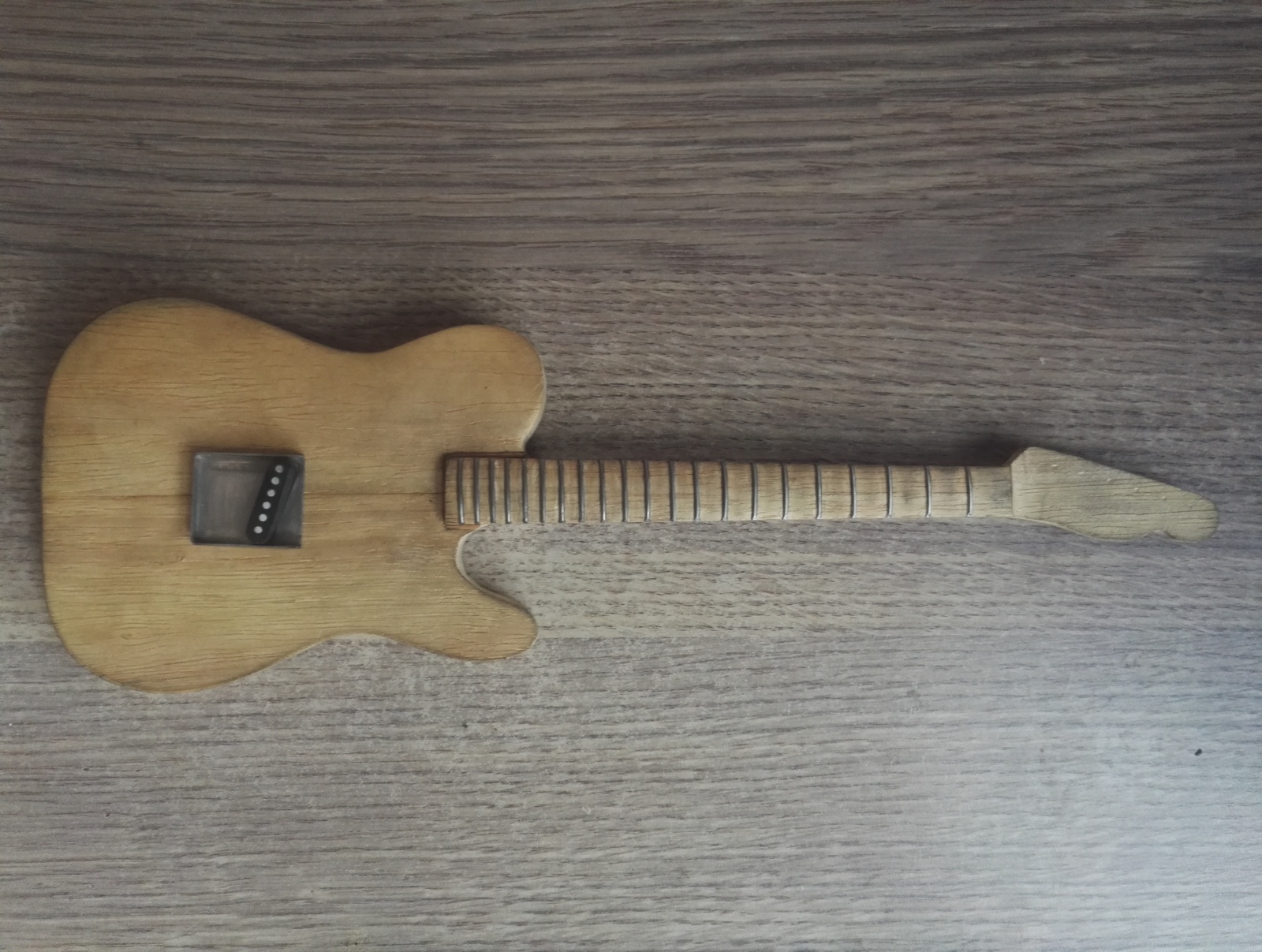 Miniature Telecaster 1:4 - My, With your own hands, Guitar, Electric guitar, Miniature, Longpost, Images, The photo, Needlework with process