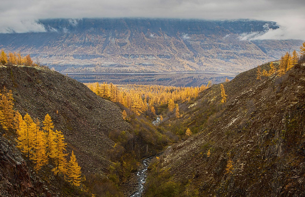 Плато Путорана - Россия, Природа, Плато, Путорана, Горы, Водопад, Длиннопост, Фотография