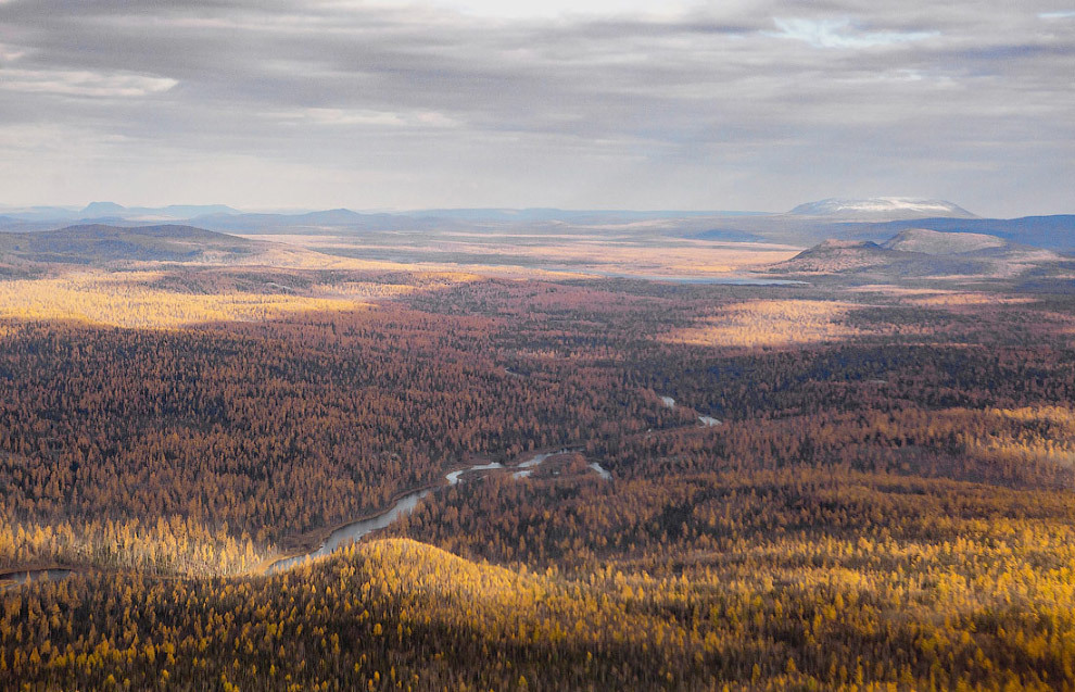 Плато Путорана - Россия, Природа, Плато, Путорана, Горы, Водопад, Длиннопост, Фотография