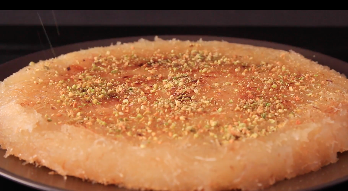 Kunefe - Turkish Delight - My, Yummy, Dessert, Video, Recipe, Gourmet, Video recipe, Food, Video with text, Longpost