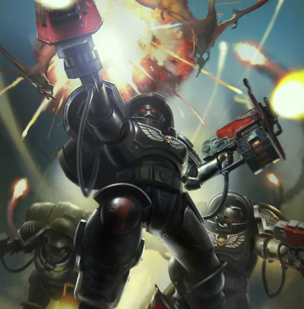 Deathwatch art - Warhammer 40k, Primaris space marines, Deathwatch, Wh Art, Longpost