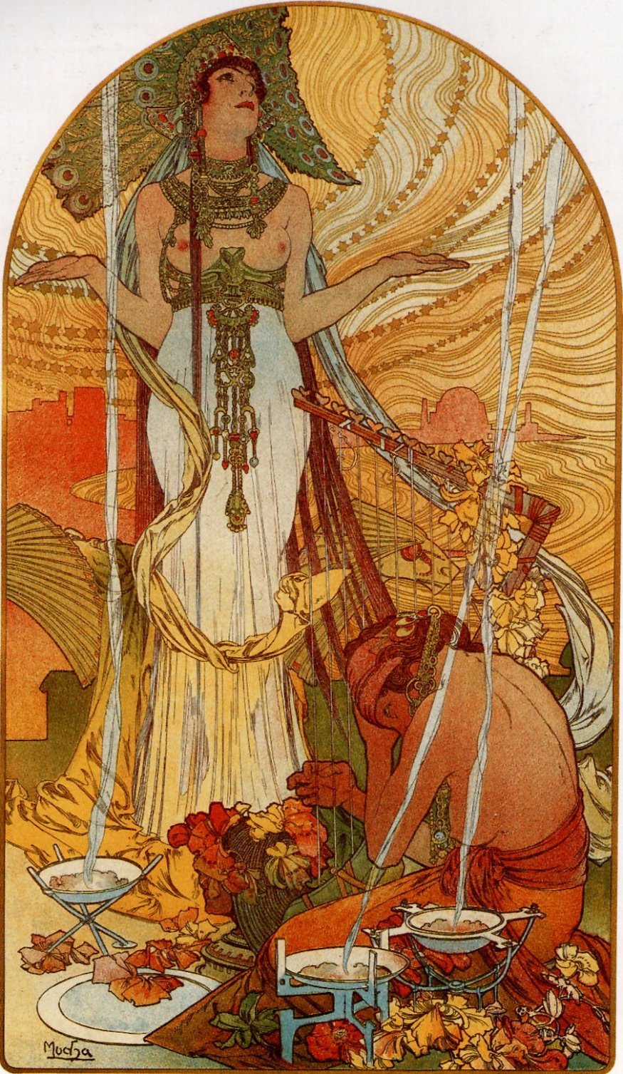 Разгребаем старый хард: часть 10 / Vol 1 Alphonse Mucha - Арт, Иллюстрации, Не мое, Alphonse Mucha, Ретро, Длиннопост