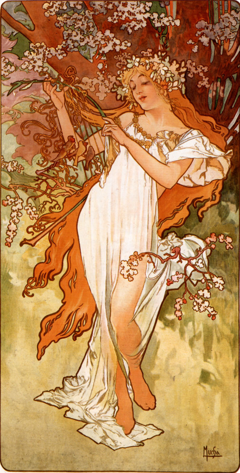 Cleaning up the old hard: part 10 / Vol 2 Alphonse Mucha - Art, Illustrations, Not mine, , Retro, Longpost