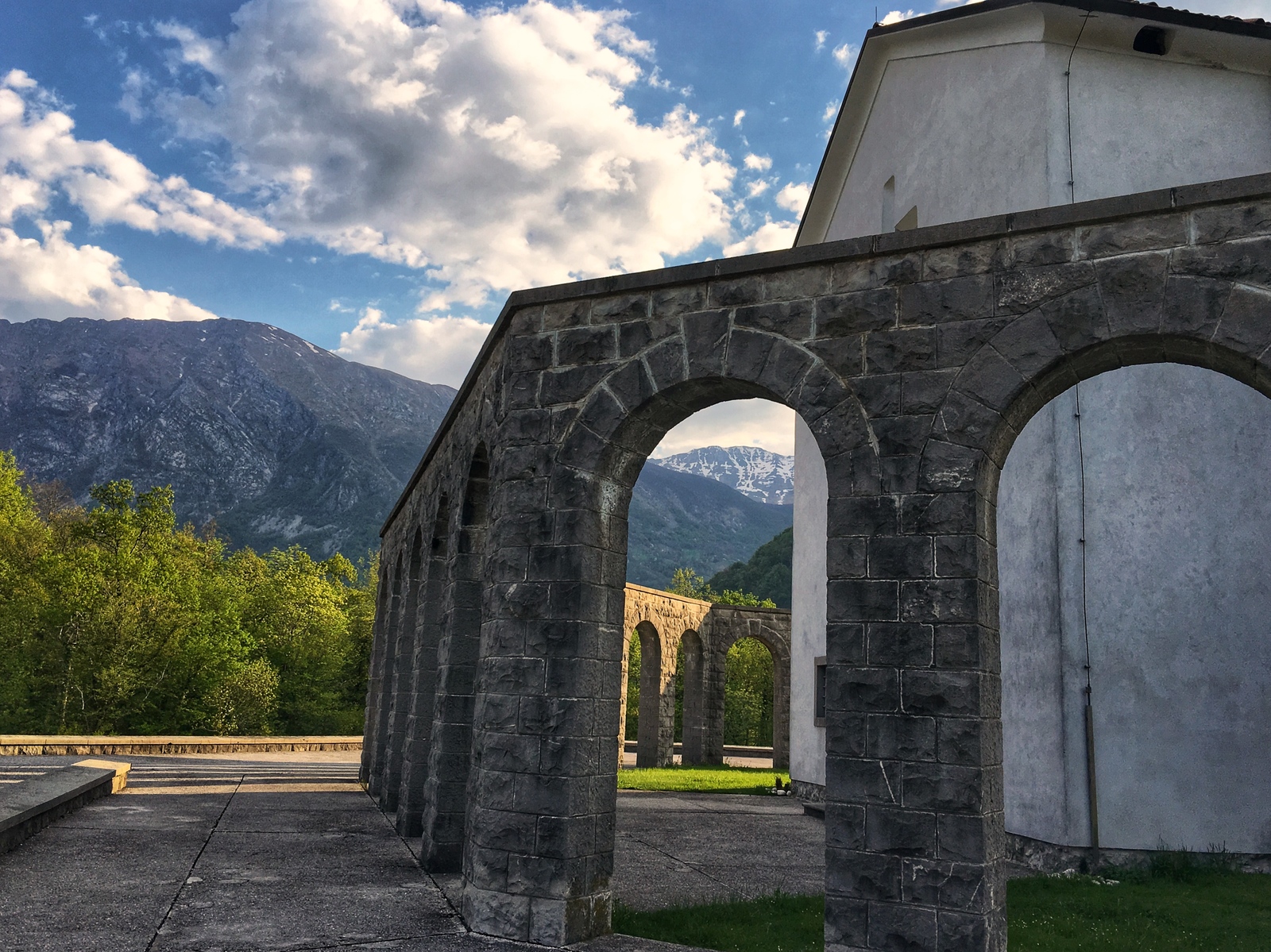 Ossuary and Church of St. Anton Padovansky over Kobarid (Slovenia) - My, Everlasting memory, Ossuary, Echoes of war, Church, Slovenia, World War I, Sunny Valley, Longpost