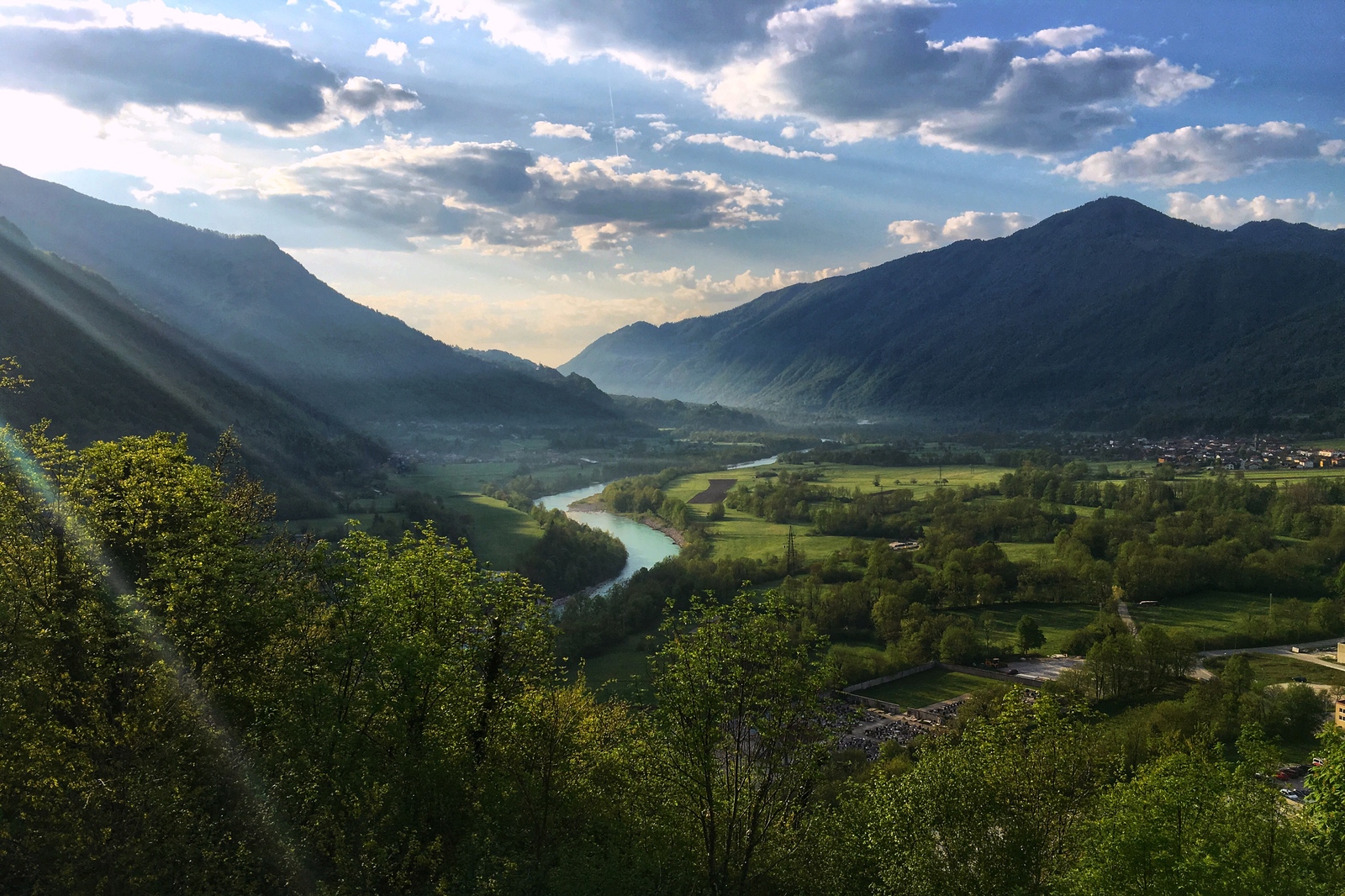 Ossuary and Church of St. Anton Padovansky over Kobarid (Slovenia) - My, Everlasting memory, Ossuary, Echoes of war, Church, Slovenia, World War I, Sunny Valley, Longpost