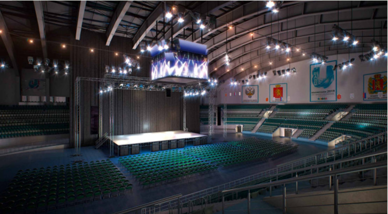 An ice arena for 7,000 seats appeared in the Krasnoyarsk Territory - Krasnoyarsk region, Foresail, Ice Arena, Longpost