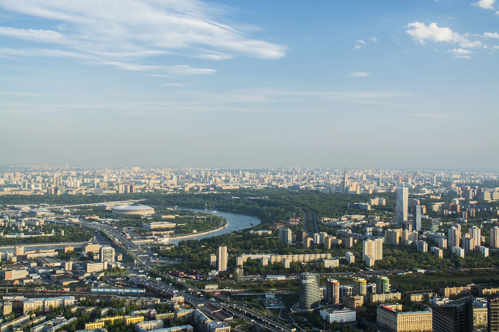 Moscow city - My, Moscow, Moscow City, Sparrow Hills, Victory park, Moscow River, The photo, Eye, Tower Federation, Longpost