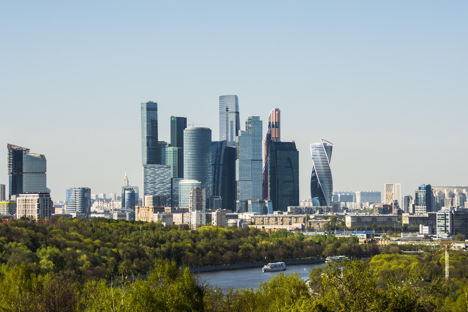 Moscow city - My, Moscow, Moscow City, Sparrow Hills, Victory park, Moscow River, The photo, Eye, Tower Federation, Longpost