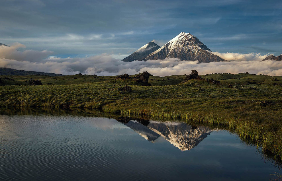 Volcanoes of Kamchatka - Kamchatka, Russia, Volcano, The mountains, Nature, Longpost