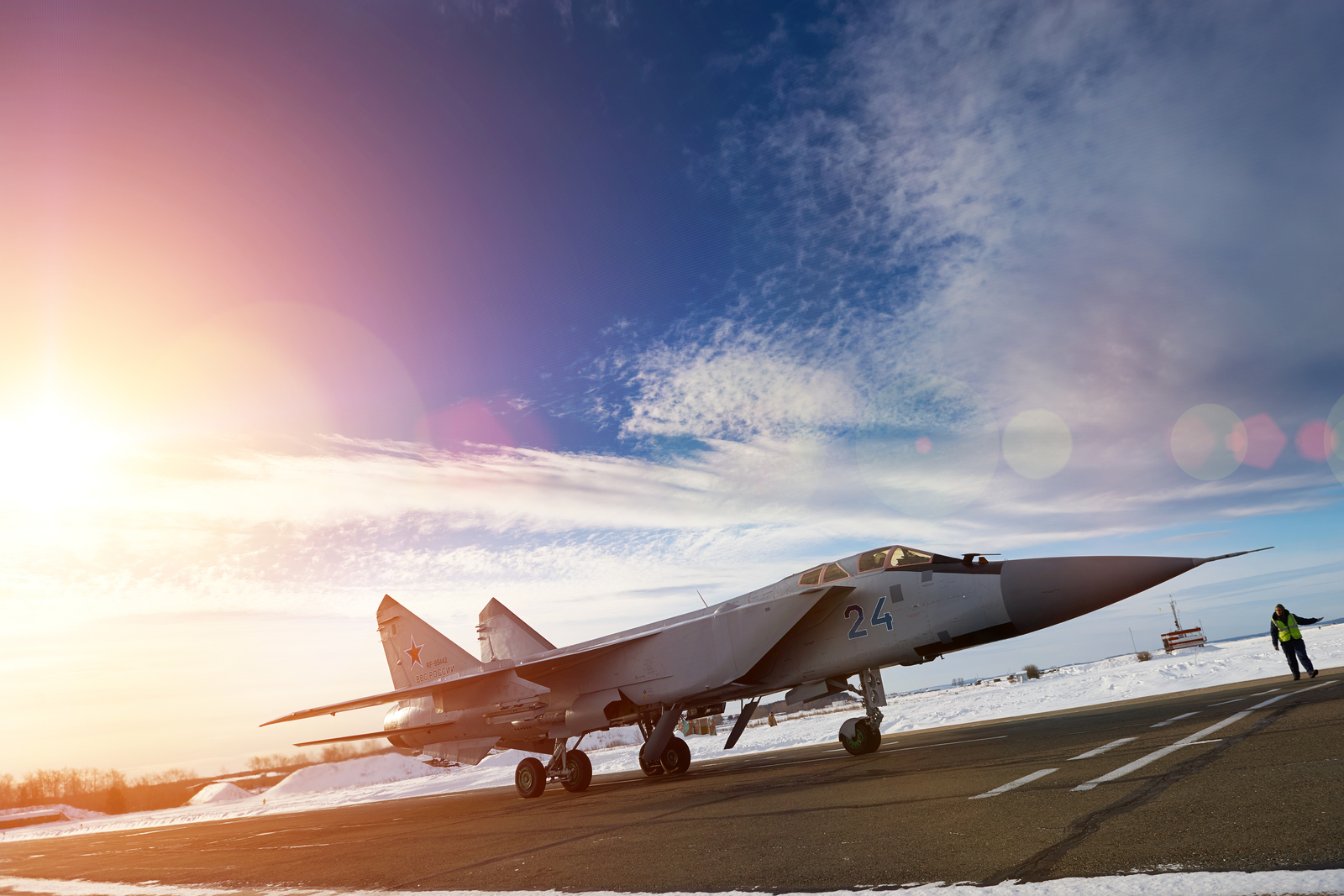 MiG-31 before takeoff. - My, MiG-31, Falcon, Permian