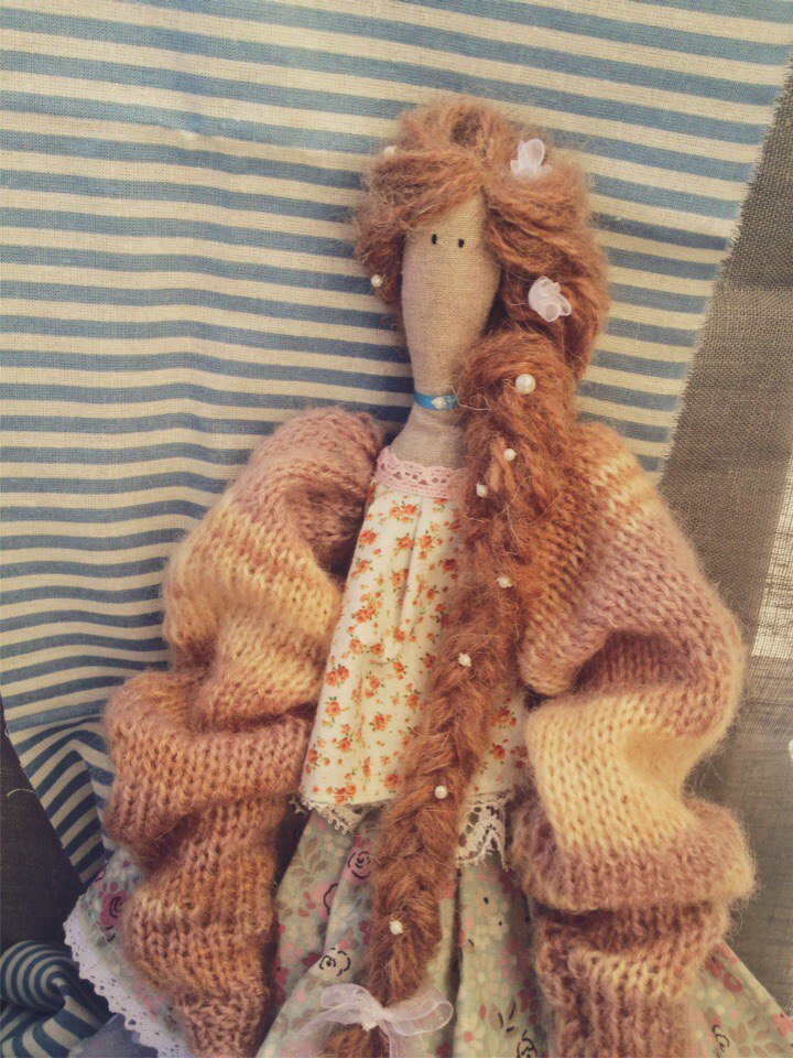 Lush dolls - My, Handmade, Textile, Cotton, Tilde, Tenderness, Needlework, Longpost