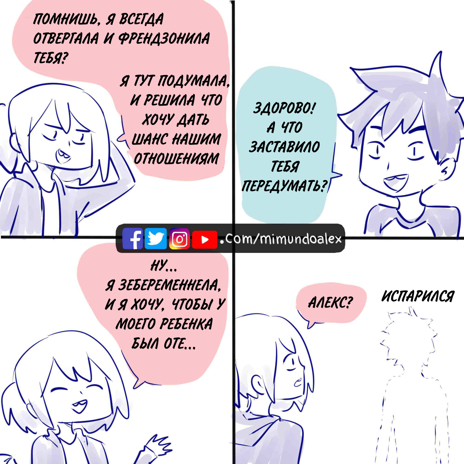 Classic situation - Mimundoalex, Relationship, Friendzone, Comics