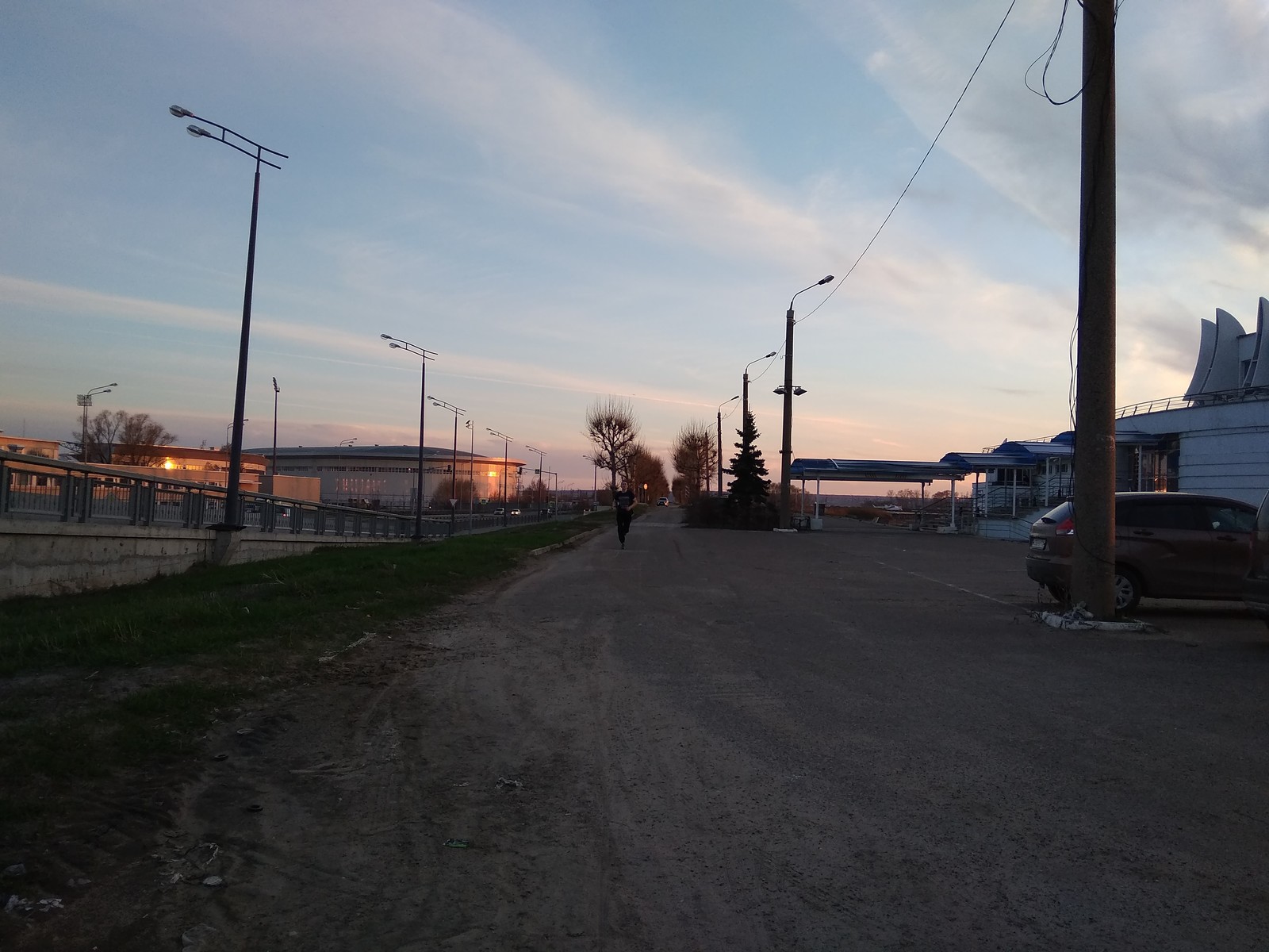 Kazan. Embankment. Sunset. Bicycle ride. - Kazan, Embankment, Saratov, Longpost, Sunset, Bike ride, Bike path